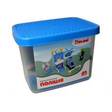 Конструктор DOLONI Поліція в пластиковому боксі 149 дет (013888/36)