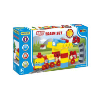 Пластиковий конструктор Wader Залізниця Baby Blocks 58шт (41471)