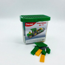Конструктор DOLONI TOYS Тракторець в пластиковому боксі 150 дет (013888/04)