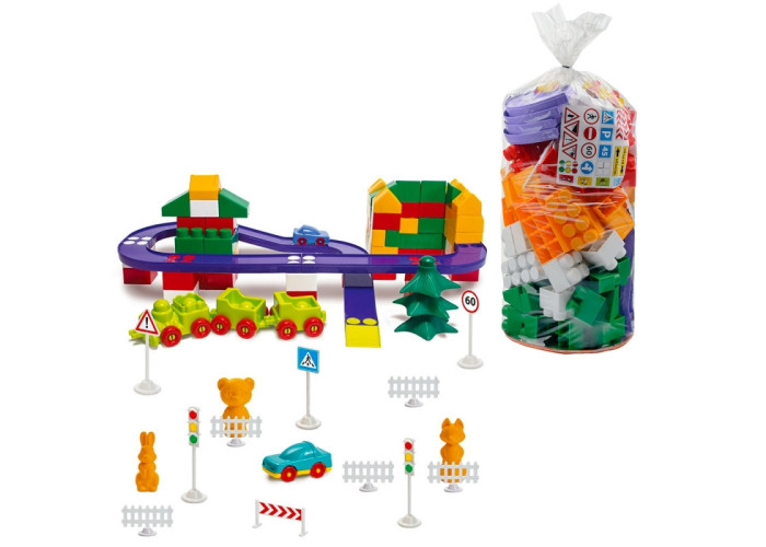 Пластиковий конструктор Colorplast Оріон №7 150дет. (1-217)