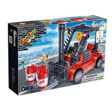 Конструктор BanBao Спецтранспорт Вилковий навантажувач 128 ел (BB8778)