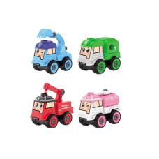 Іграшковий набір DIY CAR Розбірні мультиплікаційні машинки на шурупах міські служби 9см (LY051C)