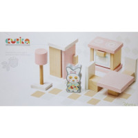 Дерев'яний іграшковий набір Cubika Меблі 3 10 деталей (13975)