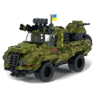 Конструктор IBLOCK бойова розвідувально-дозорна броньована машина 234 дет (PL-921-429/3)