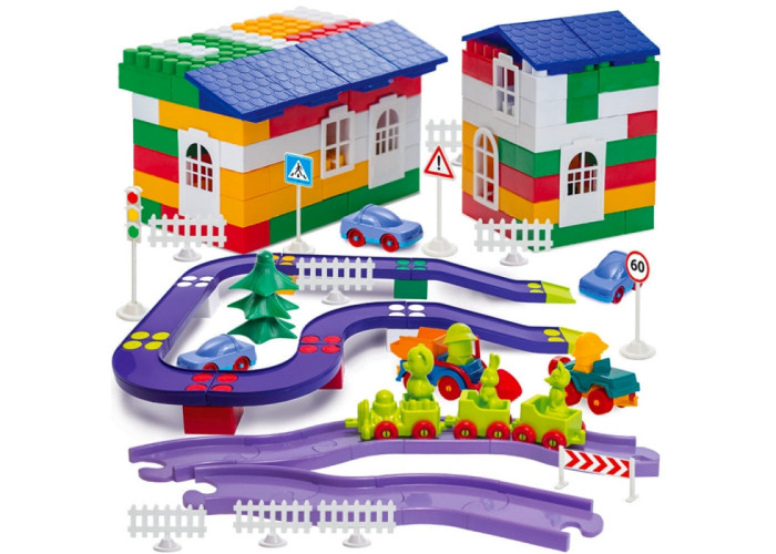 Пластиковий конструктор Colorplast Лідер №9 450дет. (1937)