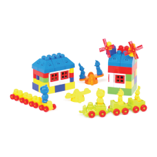 Пластиковий конструктор Colorplast Майстер Блок №7 105дет. (1-029)