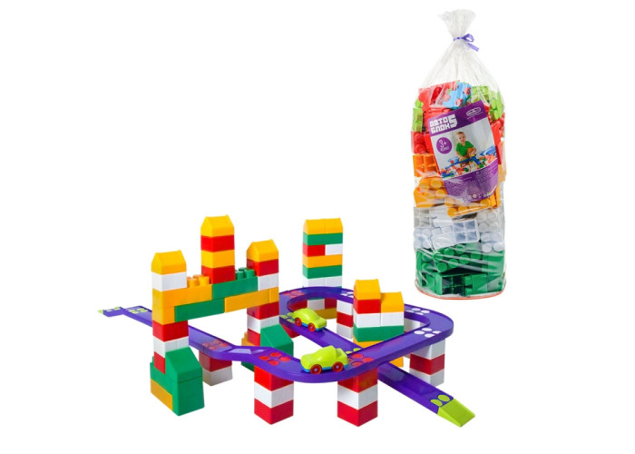 Пластиковий конструктор Colorplast Авто Блок №5 114дет. (1814)