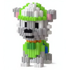 Конструктор PIXEL BUILDING BLOCK 3D Щенячий патруль Рокі 560 ел (WWD-04)