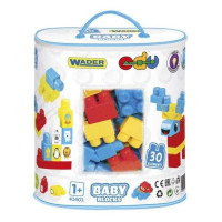 Пластиковий конструктор Wader Мої перші кубики Baby Blocks 30шт (41401)
