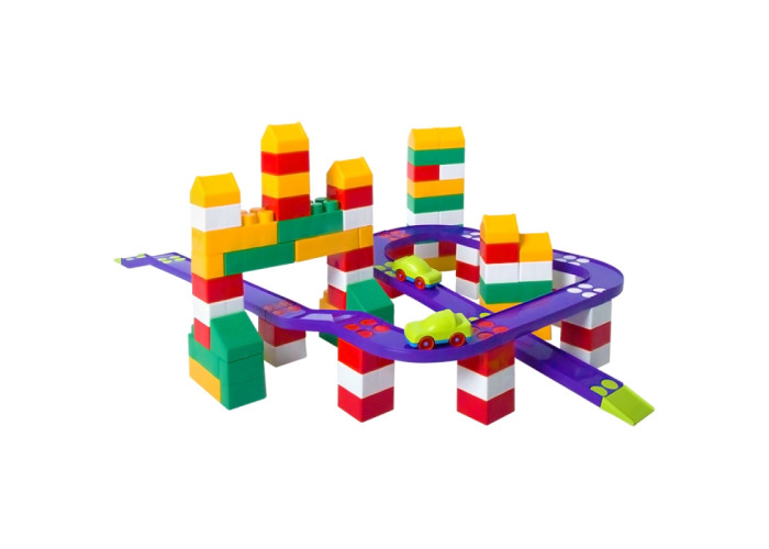 Пластиковий конструктор Colorplast Авто Блок №5 114дет. (1814)