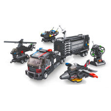 Конструктор Limo Toy Kids Bricks Police SWAT поліцейський спецзагін 627 дет (KB5903)