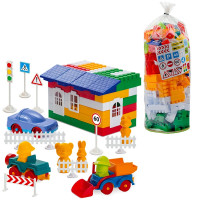 Пластиковий конструктор Colorplast Лідер №5 200дет. (1-054)