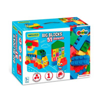 Конструктор Wader Big Blocks 51 ел (41592)