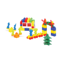 Пластиковий конструктор Colorplast Майстер Блок №4 74дет. (1-026)