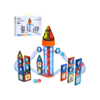 Конструктор магнітний лабіринт спіральна вежа 68 дет (9935B)