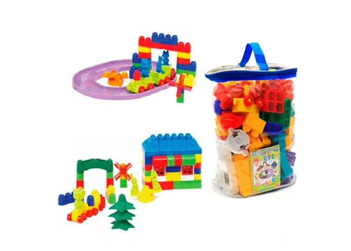 Конструктор Colorplast Майстер Блок 135 дет (1-032)