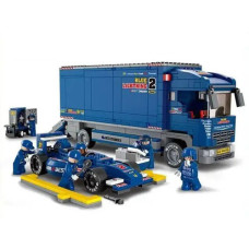 Конструктор SLUBAN Автотрейлер Formula 641 дет (М38-В0357)