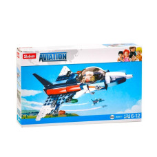Конструктор SLUBAN Авіація винищувач 134 дет. (M38-B0667F)