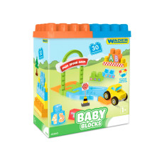 Конструктор Wader Baby Blocks Мої перші кубики 30 шт (41440)