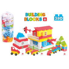 Конструктор ТехноК пластиковий №6 блоковий 380 ел (TH0540)