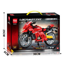 Конструктор Locomotive Motorcycle V4 Racing 329 дет (K2205)