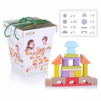 Дерев'яний конструктор Cubika 80 деталей (13821)