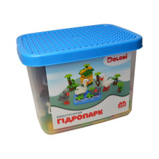 Конструктор DOLONI Гідропарк в пластиковому боксі 219 дет (013888/34)