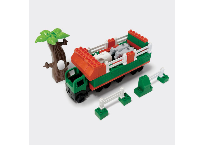 Конструктор DOLONI TOYS Вантажівка в пластиковому боксі 95 дет (013888/10)