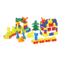 Пластиковий конструктор Colorplast Майстер Блок №8 108дет. (1-030)