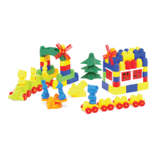 Пластиковий конструктор Colorplast Майстер Блок №8 108дет. (1-030)