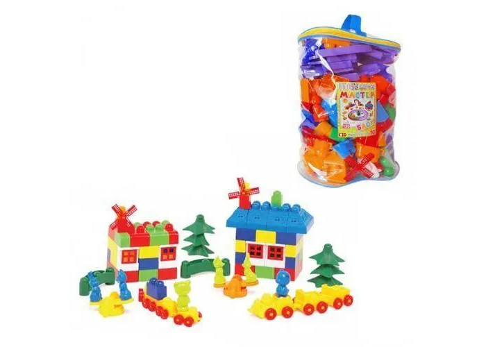 Конструктор Colorplast Майстер Блок 121 дет (1-056)