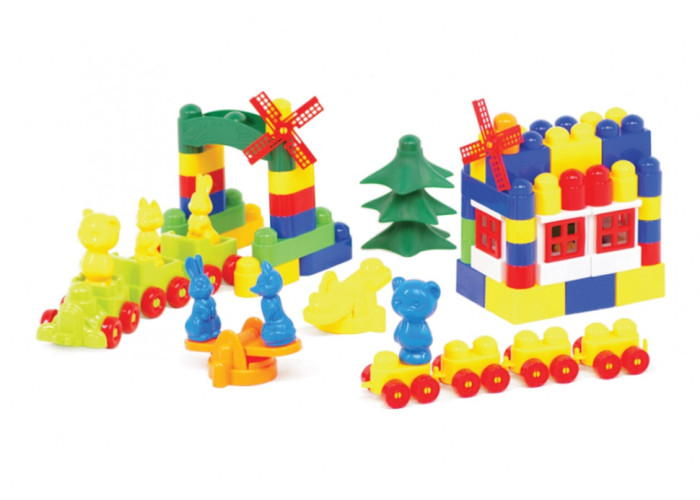 Конструктор Colorplast Майстер Блок 121 дет (1-056)