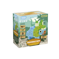 Конструктор Wader Baby Blocks Dino трицератопс (41494)