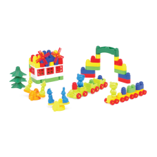 Пластиковий конструктор Colorplast Майстер Блок №6 113дет. (1-028)