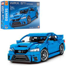 Конструктор машинка Subaru WRX STI інерційна 1:18, 812дет (705806)
