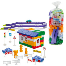 Пластиковий конструктор Colorplast Лідер №6 250дет. (1-055)