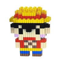 Конструктор PIXEL BUILDING BLOСK 3D Ван Піс, Луффі 712 дет (KB6055)