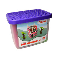 Конструктор DOLONI Дім Принцеси в пластиковому боксі 165 дет (013888/32)