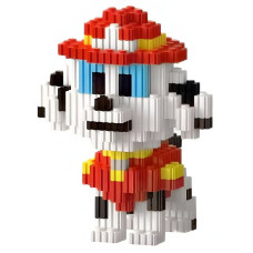 Конструктор PIXEL BUILDING BLOCK 3D Щенячий патруль Маршал 560 ел (WWD-06)