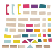 Дерев'яний конструктор Cubika 2 50 деталей (15191)