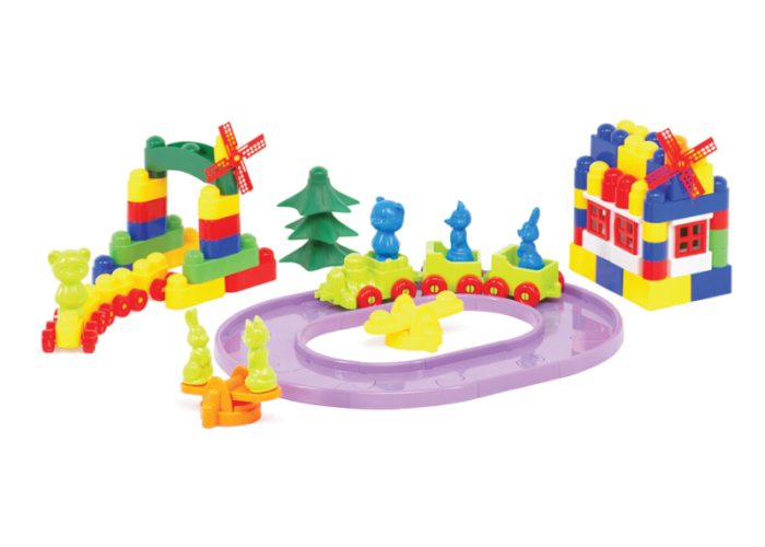 Пластиковий конструктор Colorplast Майстер Блок №9 115дет. (1-031)