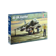 Збірна модель ITALERI 1:72 штурмовик AV-8 A HARRIER (IT1410)