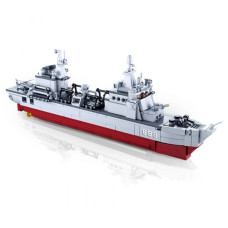 Конструктор SLUBAN військовий корабель з авіацією 1:450 497 дет (M38-B0701)