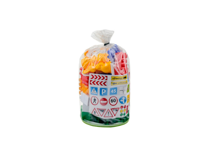 Пластиковий конструктор Colorplast Лідер №1 50дет. (1-219)