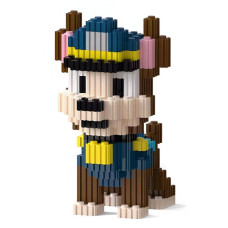 Конструктор PIXEL BUILDING BLOCK 3D Щенячий патруль Гонщик 580 ел (WWD-01)