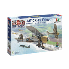 Збірна модель ITALERI винищувач-біплан FIAT CR.42 FALCO 1:72 (IT1437)