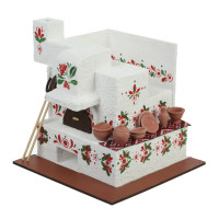 Конструктор WISE ELK з керамічних міні-цеглинок Українська піч (71177)