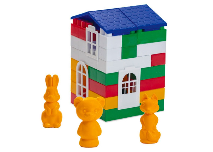 Пластиковий конструктор Colorplast Лідер №1 50дет. (1-219)