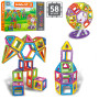 Конструктор магнітний LimoToy MAGniSTAR 58дет. різнокольоровий (LT109)