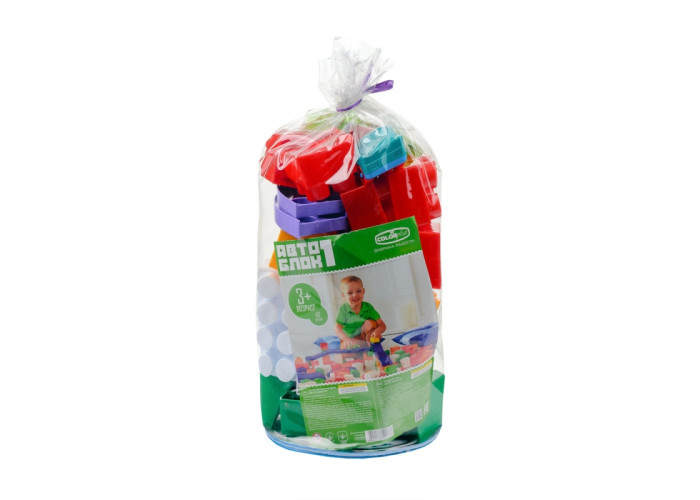 Пластиковий конструктор Colorplast Авто Блок №1 42дет. (1777)